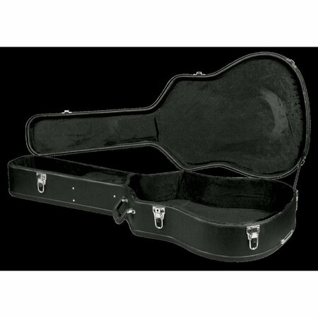 DATA PROCESSORME Hardshell Dreadnaught Acoustic Guitar Case, Black DA3199004